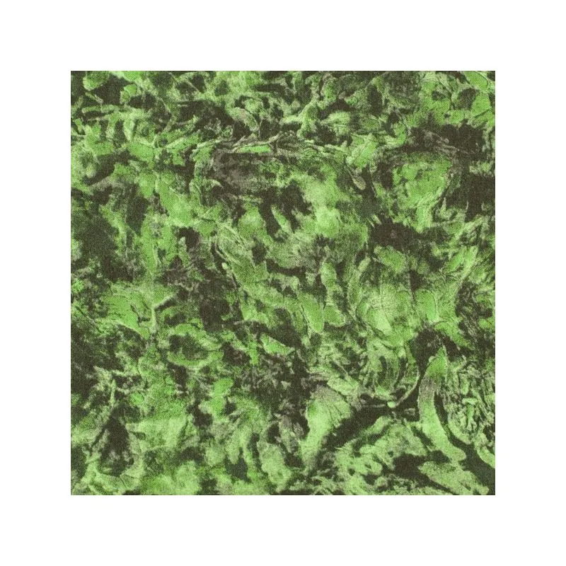 Coton patchwork marbré vert canard
