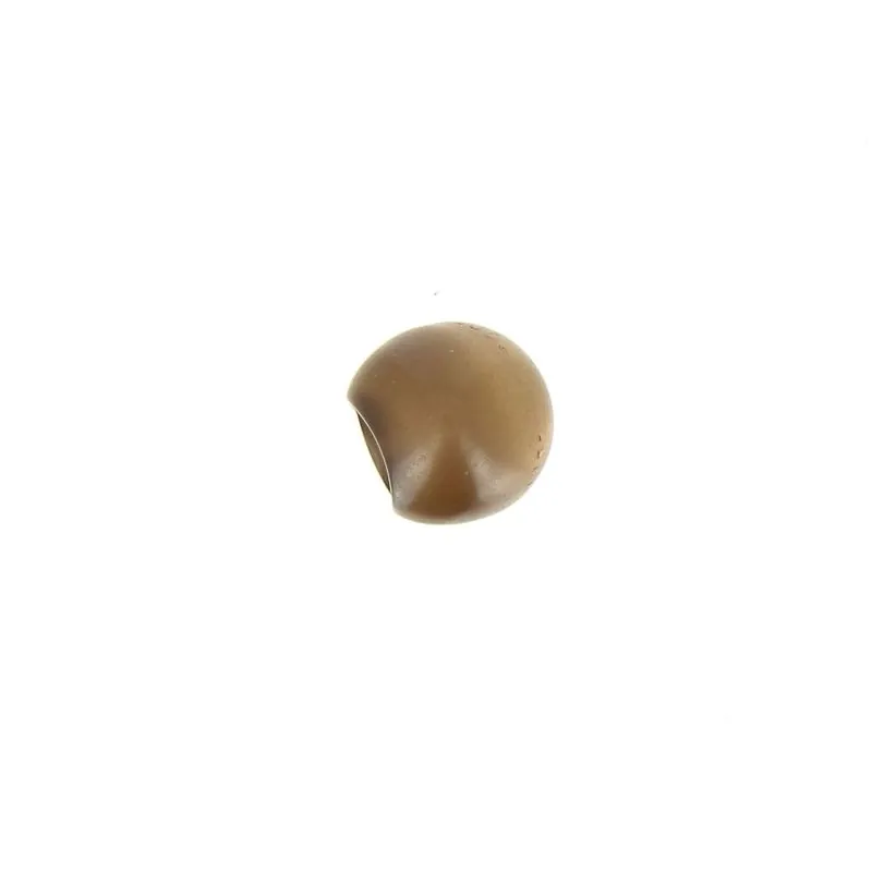 Bouton à pieds boule nacrée marron x30 - 10 mm