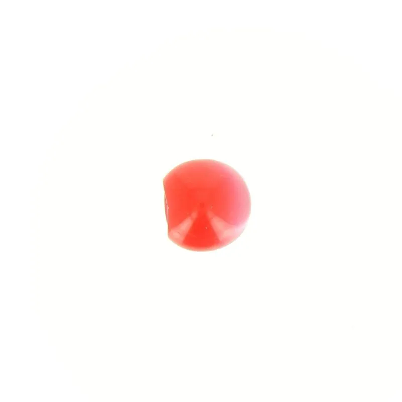 Bouton à pieds boule nacrée rouge x30 - 10 mm