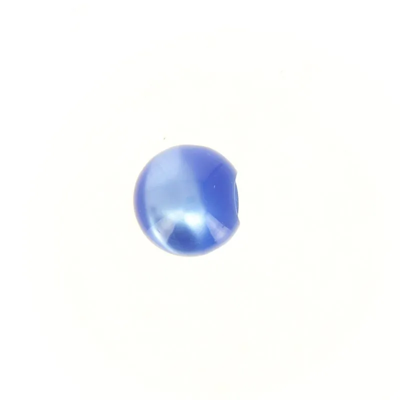 Bouton à pieds boule nacrée bleu azur x30 - 12 mm