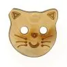 Bouton : 2 Trous, Chat : 36 mm : Buis : x10
