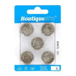 Carte 5 boutons 18 mm code...