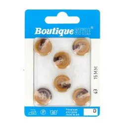 Carte 6 boutons 15mm code...