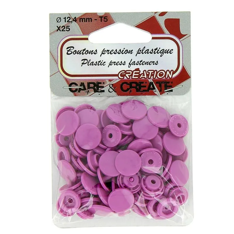 Boutons pressions x 25 - 12.4 mm col .122