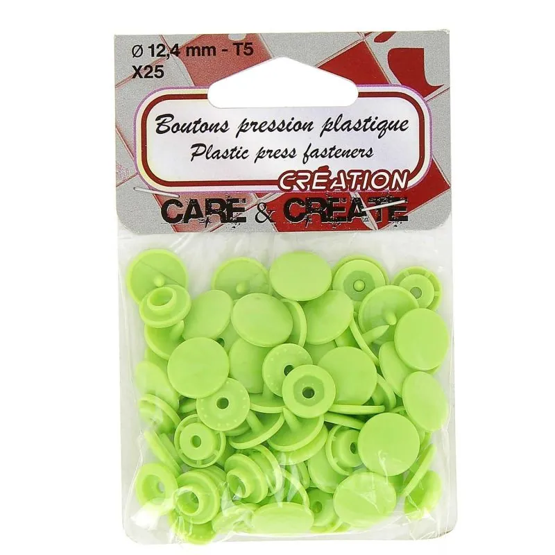 Boutons pressions x 25 - 12.4 mm col .132