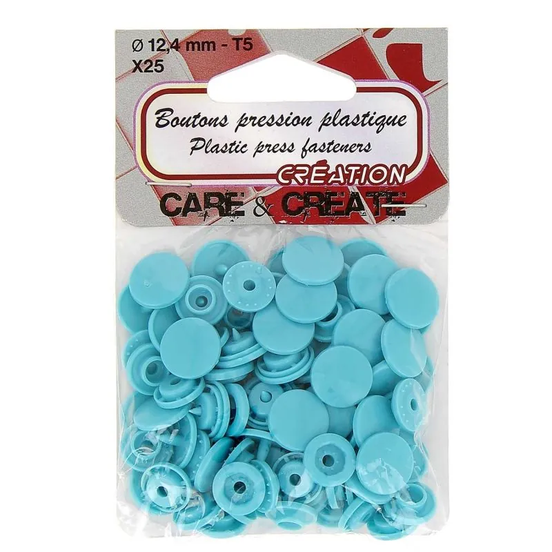 Boutons pressions x 25 - 12.4 mm col .141 Boutons pressions x 25 - 12.4 mm col .141