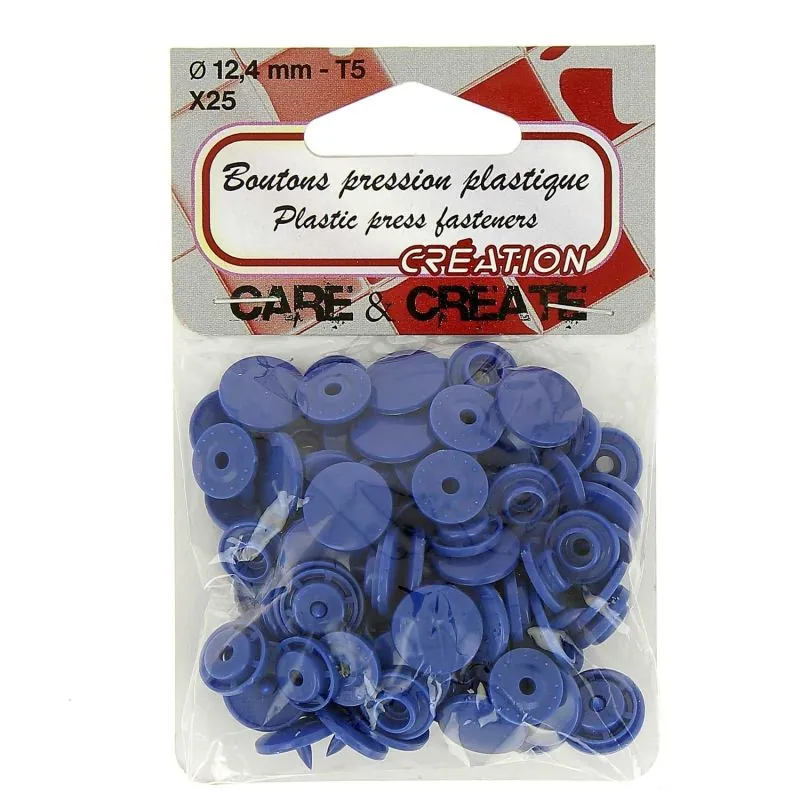 Boutons pressions x 25 - 12.4 mm col .147