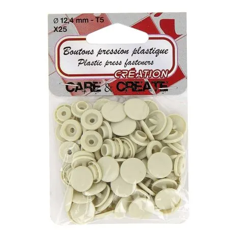 Boutons pressions x 25 - 12.4 mm col .166