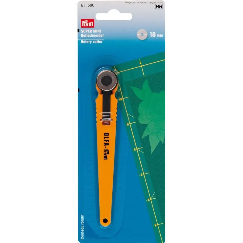 Couteau rotatif Super Mini Ø 18 mm Couteau rotatif Super Mini Ø 18 mm