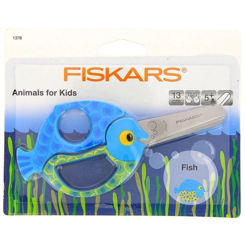 Ciseaux Enfants Fiskars Poisson 13 cm droitier/gaucher