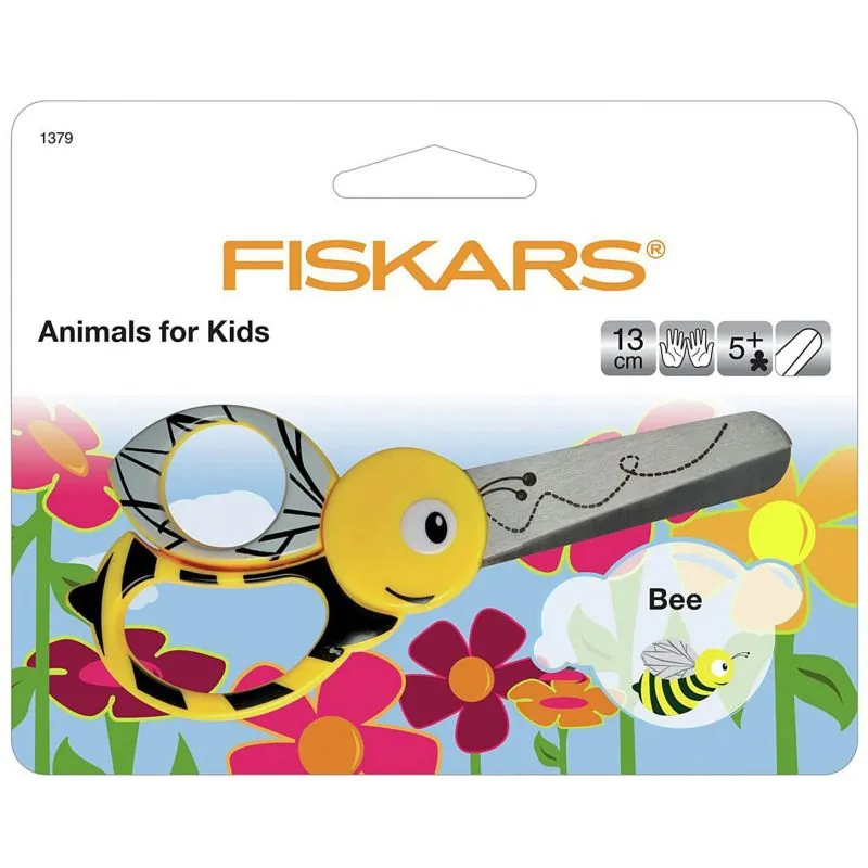 Ciseaux Enfants - Abeille 13 cm, droitiers/gaucher Ciseaux Enfants - Abeille 13 cm, droitiers/gaucher