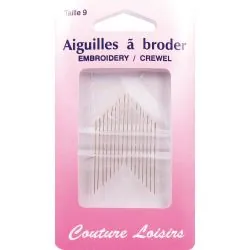 Aiguilles Ã  broder : numÃ©ro 9 : x16