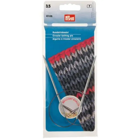 Aiguilles à tricoter circulaires 40 cm 3.5 mm lai