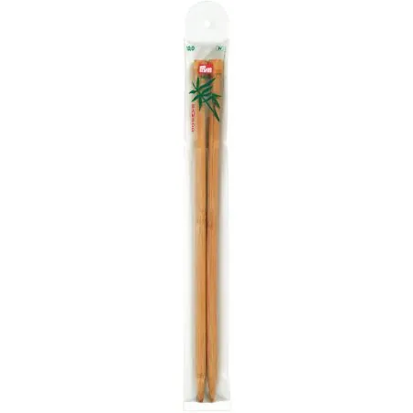 Aiguilles à tricoter à boule bambou 33 cm 10,00 mm