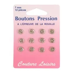 Boutons pression 7 mm...