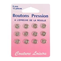Boutons pression 9 mm...