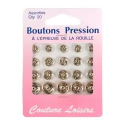 Boutons pression assorties...