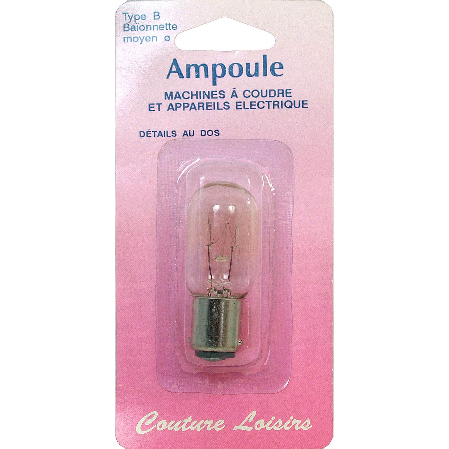 Ampoule 15w / 240 v baionnette moyenne - H130M