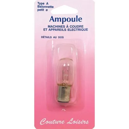 Ampoule 15w / 240 v baionnette courte