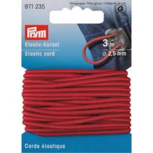 Corde Elastique 2.5 mm Rouge