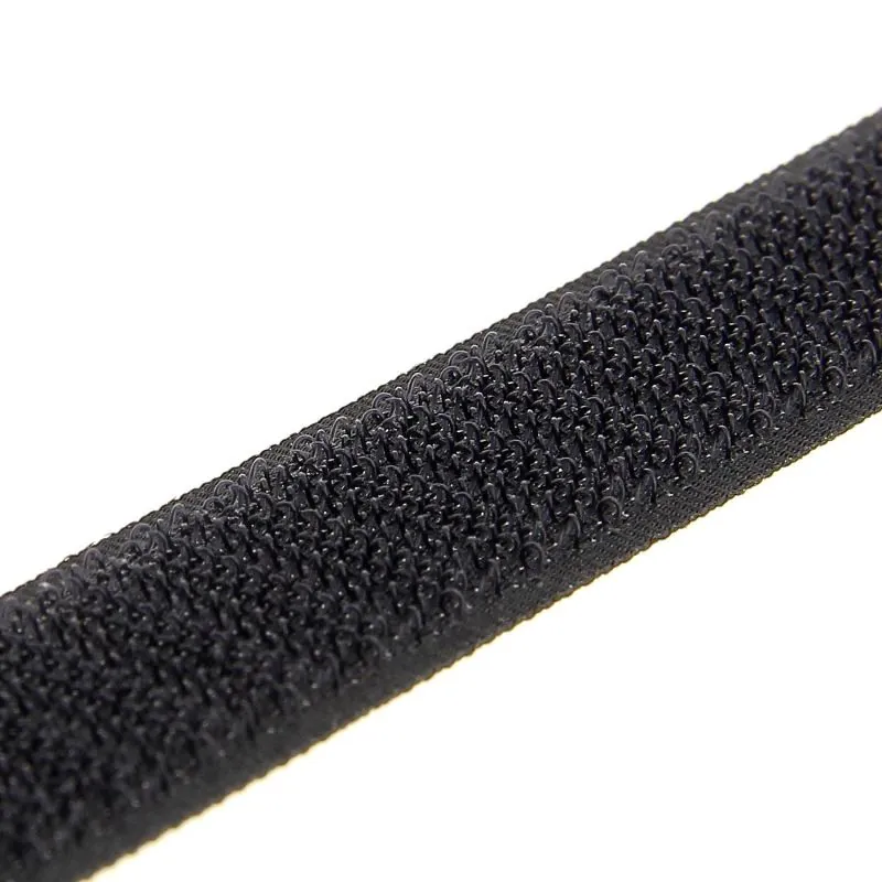 Velcro crochet noir - 20 mm - 25 m bande auto-agrippant
