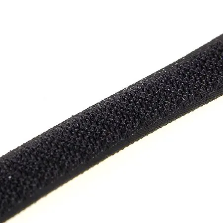 25 m auto-agrippant 16 mm noir - hook - crochet