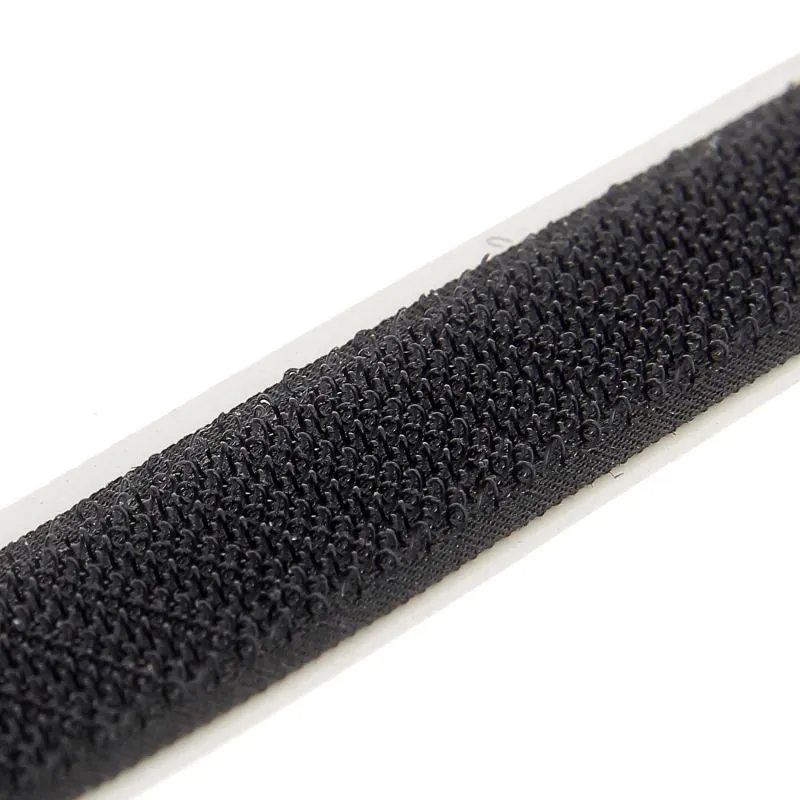 25m auto-agrippant adh 20 mm noir - hook- crochet