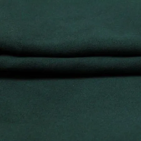 Tissu Caban uni de couleur vert sapins