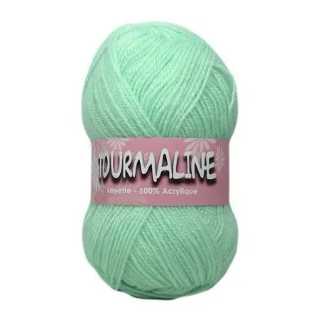 Pelote de fil layette vert x2 - 50 gr - Tourmaline