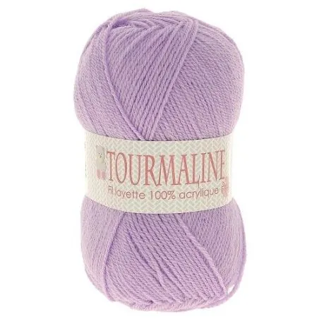 Pelote de fil layette violet x2 - 50 gr - Tourmaline