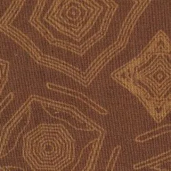 Coton patchwork Africain marron zoom