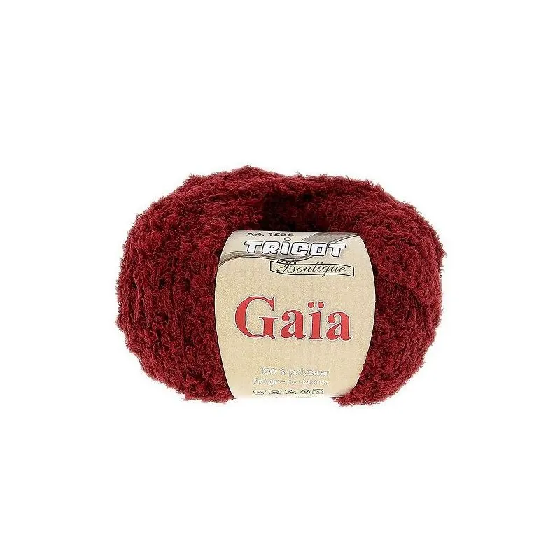 Pelotes tricot rouge x4 - 50 gr Gaia