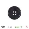 Bouton : 20 mm : x4 : RÃ©fÃ©rence (90)