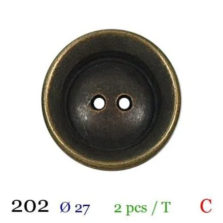 Tube 2 boutons ref : 202