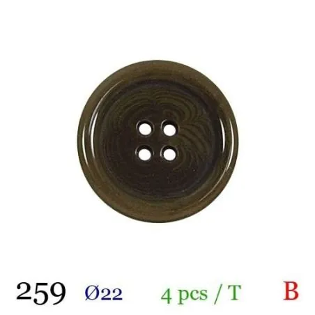 Tube 4 boutons ref : 259
