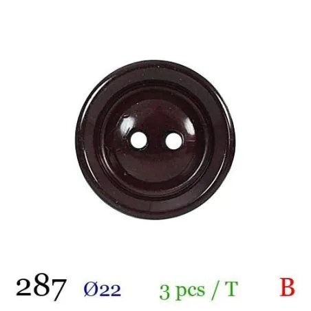 Tube 3 boutons ref : 287