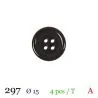 Bouton : 15 mm : x4 : RÃ©fÃ©rence (297)
