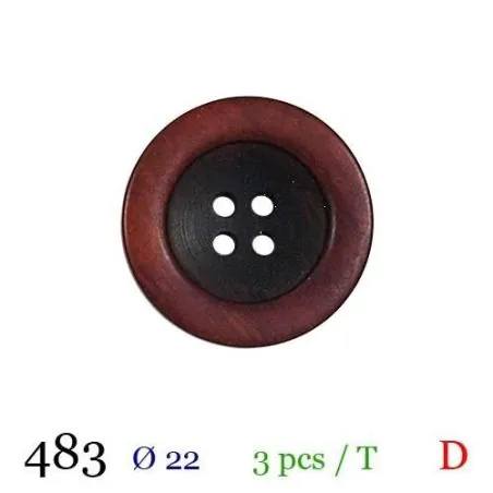 Tube 3 boutons ref : 483
