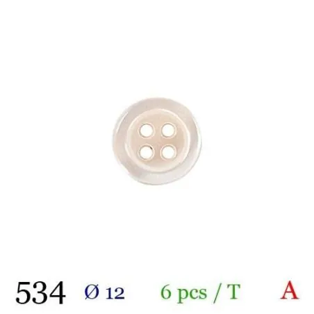 Tube 6 boutons ref : 534