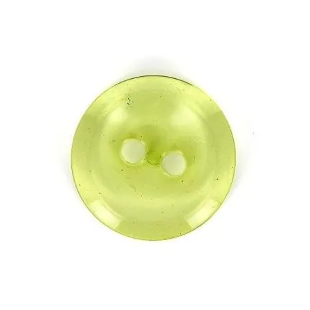 Boutons jaune x30 boutons 22 mm bt 2 trous transparent cuvet