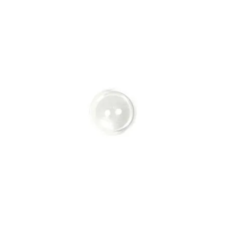 boutons 2 trous cuvette nacre blanc - 9 mm x30