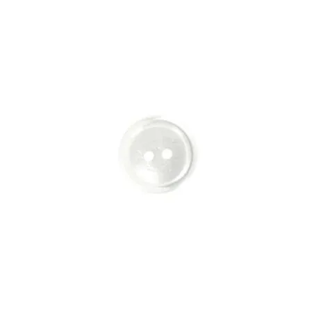bouton blanc cuvette imi nacre - 13 mm x30