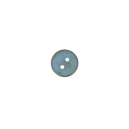 boutons bleu ciel 2 trous - 10 mm x30