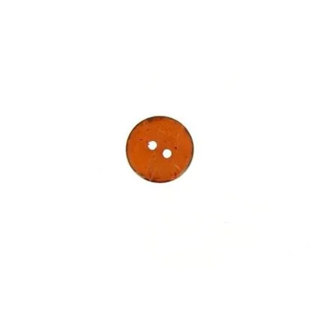 boutons orange 2 trous - 10 mm x30