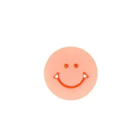 Bouton SMILEY rose chair - x30 14 mm. bts a pied smile col