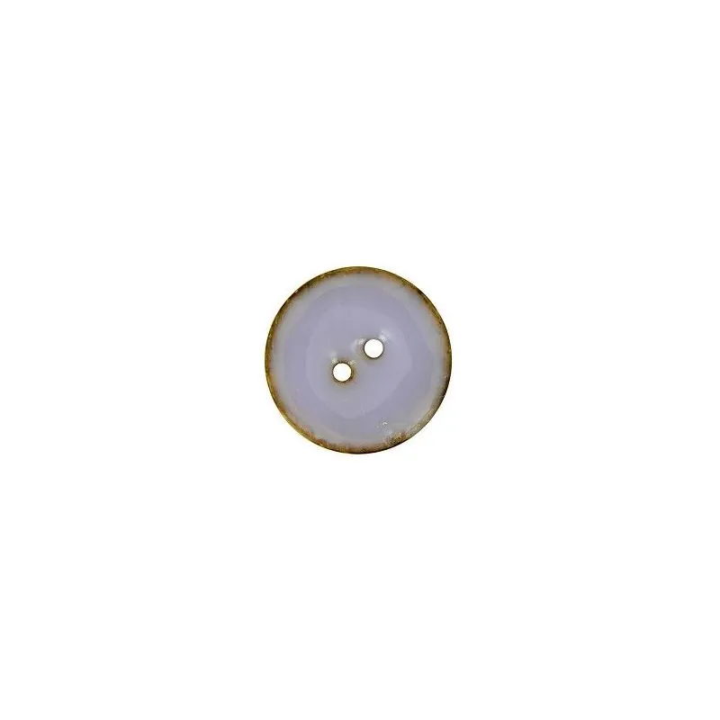 boutons violet clair - 20 mm - 2 trous - laque -x30