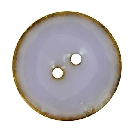 boutons laqués blanc x10 - 40 mm bt 2 trous