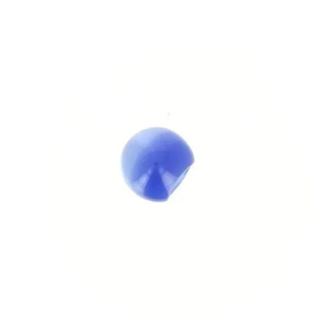 Bouton à pieds boule nacrée bleu électrique x30 - 10 mm