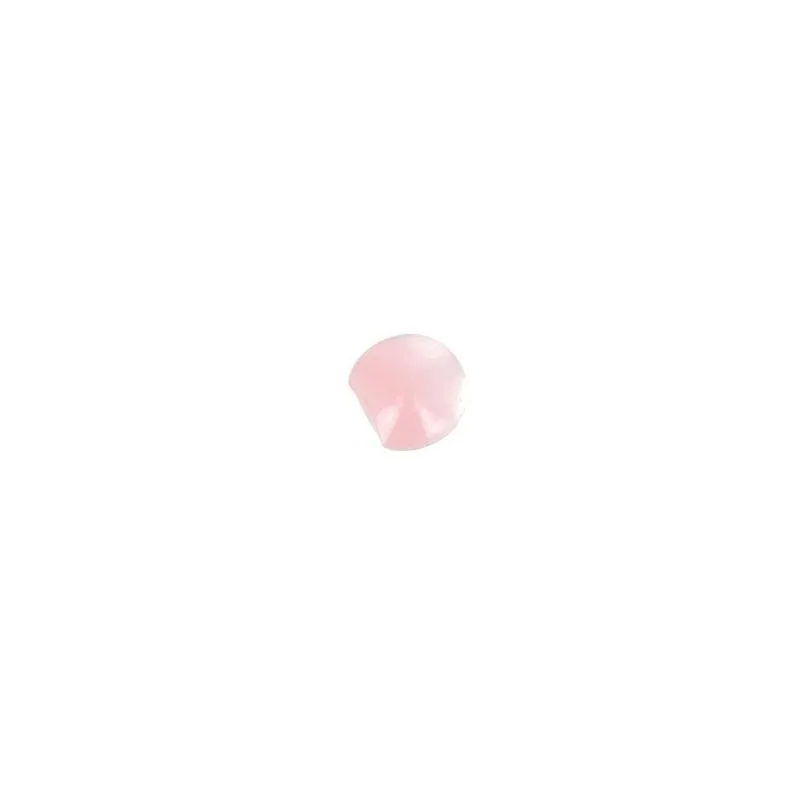 Bouton à pieds boule nacrée rose x30 - 10 mm