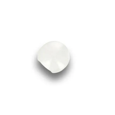 Bouton à pieds boule nacrée blanc x30 - 12 mm